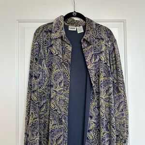 Paisley Button-Up Shirt